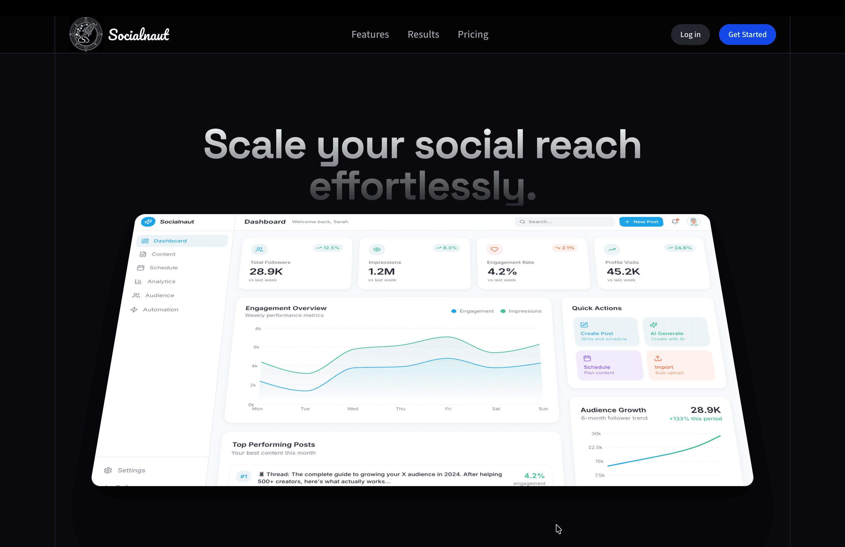 Socialnaut project preview